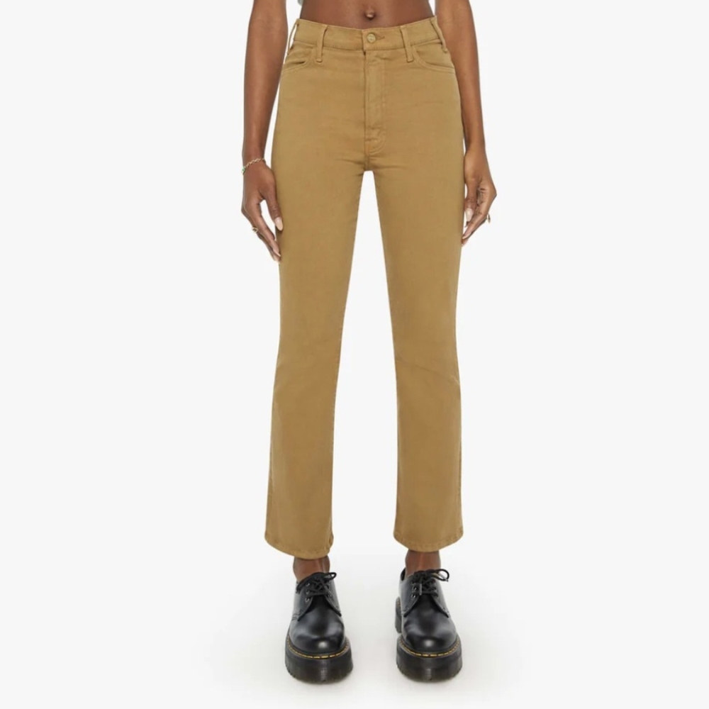 Mother The Hustler Ankle Fray Jeans in wash Tinsel size 29